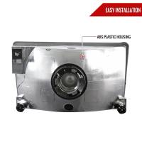 Spec'D Tuning Products - Spec-D 1993-1998 Jeep Grand Cherokee Factory Style Headlights (Chrome Housing/Clear Lens) - Image 5