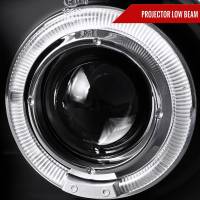 Spec'D Tuning Products - Spec-D 1999-2006 Volkswagen Golf Mk4 GTI/R32 Cabrio Dual Halo Projector Headlights (Matte Black Housing/Clear Lens) - Image 1