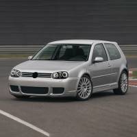 Spec'D Tuning Products - Spec-D 1999-2006 Volkswagen Golf Mk4 GTI/R32 Cabrio Dual Halo Projector Headlights (Matte Black Housing/Clear Lens) - Image 8