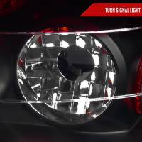 Spec'D Tuning Products - Spec-D 2006-2011 Honda Civic Sedan Tail Lights (Matte Black Housing/Red Clear Lens) - Image 1