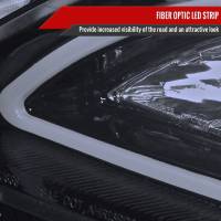 Spec'D Tuning Products - Spec-D 2010-2013 Mazda 3 Projector Headlights w/ LED Light Strip (Glossy Black Housing/Smoke Lens) - Image 3