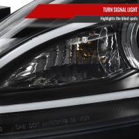 Spec'D Tuning Products - Spec-D 2010-2013 Mazda 3 Projector Headlights w/ LED Light Strip (Matte Black Housing/Clear Lens) - Image 2