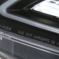 Spec'D Tuning Products - Spec-D 2010-2013 Mazda 3 Projector Headlights w/ LED Light Strip (Matte Black Housing/Clear Lens) - Image 4