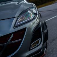 Spec'D Tuning Products - Spec-D 2010-2013 Mazda 3 Projector Headlights w/ LED Light Strip (Matte Black Housing/Clear Lens) - Image 8