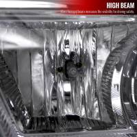 Spec'D Tuning Products - Spec-D 1999-2004 Ford F-250/F-350/F-450/F-550/Excursion Projector Headlights w/ SMD LED Light Strip (Chrome Housing/Clear Lens) - Image 2