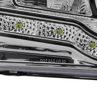 Spec'D Tuning Products - Spec-D 1999-2004 Ford F-250/F-350/F-450/F-550/Excursion Projector Headlights w/ SMD LED Light Strip (Chrome Housing/Clear Lens) - Image 4