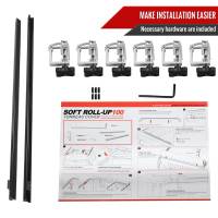 Spec'D Tuning Products - Spec-D 2002-2018 Dodge RAM 1500/2019-2021 RAM 1500 Classic/2012-2018 RAM 2500/3500 6.4FT Short Bed Soft Roll Up Tonneau Cover - Image 7