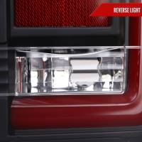 Spec'D Tuning Products - Spec-D 2004-2015 Nissan Titan LED Tail Lights with Red LED Tube (Matte Black Housing/Clear Lens) - Image 3