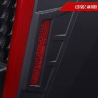Spec'D Tuning Products - Spec-D 2004-2015 Nissan Titan LED Tail Lights with Red LED Tube (Matte Black Housing/Clear Lens) - Image 4