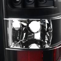 Spec'D Tuning Products - Spec-D 1999-2002 Chevrolet Silverado/ 1999-2006 GMC Sierra V2 LED Tail Lights (Matte Black Housing/Clear Lens) - Image 2