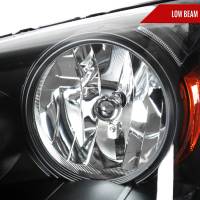 Spec'D Tuning Products - Spec-D 2005-2007 Honda Odyssey Factory Style Crystal Headlights w/ 9006 Bulbs (Matte Black Housing/Clear Lens) - Image 1