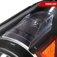 Spec'D Tuning Products - Spec-D 2005-2007 Honda Odyssey Factory Style Crystal Headlights w/ 9006 Bulbs (Matte Black Housing/Clear Lens) - Image 4