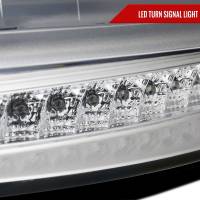 Spec'D Tuning Products - Spec-D 2010-2011 Kia Soul Projector Headlights w/ LED Light Bar & LED Turn Signal Lights (Chrome Housing/Clear Lens) - Image 4