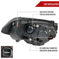 Spec'D Tuning Products - Spec-D 2010-2011 Kia Soul Projector Headlights w/ LED Light Bar & LED Turn Signal Lights (Chrome Housing/Clear Lens) - Image 5