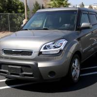 Spec'D Tuning Products - Spec-D 2010-2011 Kia Soul Projector Headlights w/ LED Light Bar & LED Turn Signal Lights (Chrome Housing/Clear Lens) - Image 7