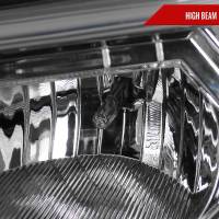 Spec'D Tuning Products - Spec-D 2002-2009 Chevrolet Trailblazer Projector Headlights w/ LED Light Strip (Chrome Housing/Clear Lens) - Image 2