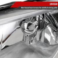 Spec'D Tuning Products - Spec-D 2006-2011 Honda Civic Sedan Factory Style Headlights (Chrome Housing/Clear Lens) - Image 1
