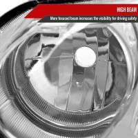 Spec'D Tuning Products - Spec-D 2006-2011 Honda Civic Sedan Factory Style Headlights (Chrome Housing/Clear Lens) - Image 2