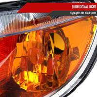 Spec'D Tuning Products - Spec-D 2006-2011 Honda Civic Sedan Factory Style Headlights (Chrome Housing/Clear Lens) - Image 3