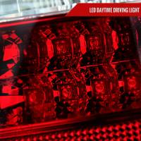 Spec'D Tuning Products - Spec-D 1998-2005 Mercedes Benz W163 M Class LED Tail Lights (Chrome Housing/Red Clear Lens) - Image 2