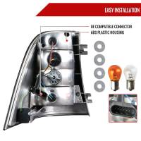 Spec'D Tuning Products - Spec-D 1998-2005 Mercedes Benz W163 M Class LED Tail Lights (Chrome Housing/Red Clear Lens) - Image 5