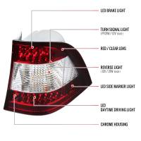 Spec'D Tuning Products - Spec-D 1998-2005 Mercedes Benz W163 M Class LED Tail Lights (Chrome Housing/Red Clear Lens) - Image 6