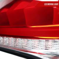 Spec'D Tuning Products - Spec-D 2010-2016 Hyundai Genesis Coupe White Bar Sequential LED Tail Lights (Chrome Housing/Red Lens) - Image 2