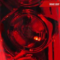 Spec'D Tuning Products - Spec-D 1999-2002 Chevrolet Silverado/ 1999-2006 GMC Sierra Tail Lights - APC (Chrome Housing/Red Lens) - Image 1