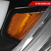Spec'D Tuning Products - Spec-D 2015-2021 Chevrolet Colorado LED Bar Projector Headlights (Glossy Black Housing/Clear Lens) - Image 4