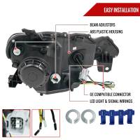 Spec'D Tuning Products - Spec-D 2012-2017 Scion FRS/ Toyota 86 Projector Headlights w/ LED Strip & Turn Signal Lights (Chrome Housing/Clear Lens) - Image 5