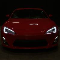 Spec'D Tuning Products - Spec-D 2012-2017 Scion FRS/ Toyota 86 Projector Headlights w/ LED Strip & Turn Signal Lights (Chrome Housing/Clear Lens) - Image 7