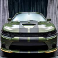 Spec'D Tuning Products - Spec-D 2015-2019 Dodge Charger SRT Glossy Yellow ABS 2PC Front Bumper Lip Splitters - Image 8