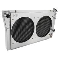 Spec'D Tuning Products - Spec-D 1982-2002 Chevrolet S10/Blazer/Corvette 3 Row Radiator with Dual Fan Shroud Design - Image 8