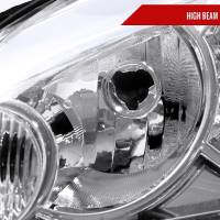 Spec'D Tuning Products - Spec-D 2006-2013 Chevrolet Impala/2006-2007 Monte Carlo/2014-2016 Impala Limited Factory Style Headlights w/ LED Strip (Chrome Housing/Clear Lens) - Image 2