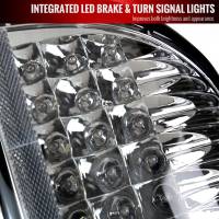 Spec'D Tuning Products - Spec-D 2002-2006 Dodge RAM V2 LED Tail Lights (Chrome Housing/Clear Lens) - Image 1