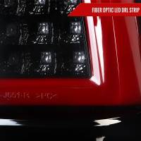 Spec'D Tuning Products - Spec-D 1999-2002 Chevrolet Silverado/ 1999-2006 GMC Sierra LED Tail Lights - G2 (Jet Black Housing/Clear Lens) - Image 1