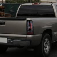 Spec'D Tuning Products - Spec-D 1999-2002 Chevrolet Silverado/ 1999-2006 GMC Sierra LED Tail Lights - G2 (Jet Black Housing/Clear Lens) - Image 7