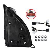 Spec'D Tuning Products - Spec-D 1999-2015 Ford F-250/F-350/F-450/F-550 Power Adjustable, Heated, & Manual Extendable Towing Mirrors w/ Amber Lens Turn Signal Lights - Image 3