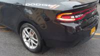 Rally Armor - Rally Armor 2013-2016 Dodge Dart UR Black Mud Flap w/ White Logo - Image 2