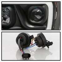 Spyder Auto - Spyder Dodge Ram 1500 06-08 V2 Projector Headlights - Light Bar DRL - Black (PRO-YD-DR06V2-LB-BK) - Image 2