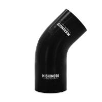 Mishimoto - Mishimoto Silicone Reducer Coupler 45 Degree 2.25in to 2.5in - Black - Image 1