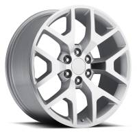 FR 44 - GMC Sierra Replica Wheel 20x9 6x5.5 ET27 78.1CB Silver Machine Face