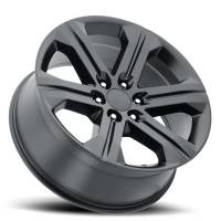 Factory Reproductions Wheels - FR 47 - GMC Sierra Replica Wheel 22x9 6x5.5 ET24 78.1CB Satin Black - Image 2