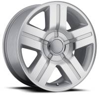 FR 37 - Chevrolet Texas Silverado Replica Wheel 20x8.5 6x5.5 ET30 78.1CB Silver Machine Face