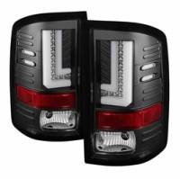 Spyder Auto - Spyder GMC Sierra 14-16 LED Tail Lights Black ALT-YD-GS14-LBLED-BK - Image 1