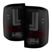 Spyder Auto - Spyder GMC Sierra 14-16 LED Tail Lights Black Smoke ALT-YD-GS14-LBLED-BSM - Image 1