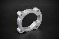 Torque Solution - Torque Solution Throttle Body Spacer (Silver): Hyundai Genesis Coupe 2.0T 2010-2012 - Image 1