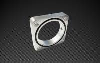 Torque Solution - Torque Solution Throttle Body Spacer 2013+ Subaru BRZ/Scion FR-S - Silver - Image 1