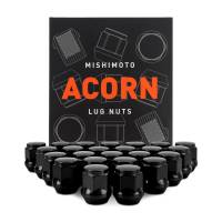 Mishimoto - Mishimoto Steel Acorn Lug Nuts M14 x 1.5 - 24pc Set - Black - Image 1