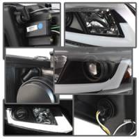 Spyder Auto - Spyder 12-14 Honda Civic (Excl. 2014 Coupe) Projector Headlights Lgtbr DRL Black PRO-YD-HC12-DRL-BK - Image 2